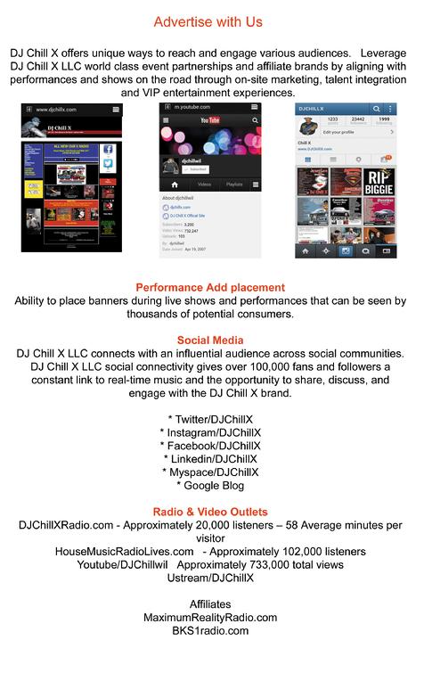 djchillx, advertise, stats, 